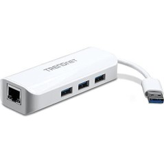 TRENDnet Netværksadapter SuperSpeed USB 3.0 - 2Gbps Kabling til Hurtig og Stabil Forbindelse - Varenummer: 0710931180008