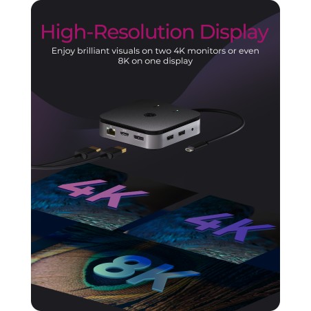 ICY BOX 7-In-1 Usb4 Dockingstation