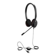 Jabra Evolve 20 MS Stereo Kabling Headset - Komfortabelt Sort Headset til Professionel Brug - Varenr. 5706991016970