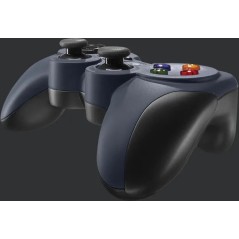Logitech Gamepad F310 - Perfekt PC Gamepad i Sort & Blå - Optimal Spiloplevelse!