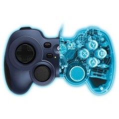 Logitech Gamepad F310 - Perfekt PC Gamepad i Sort & Blå - Optimal Spiloplevelse!