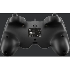 Logitech Gamepad F310 - Perfekt PC Gamepad i Sort & Blå - Optimal Spiloplevelse!