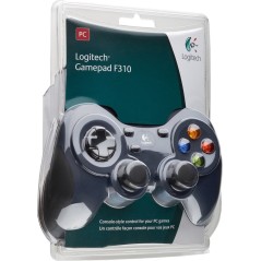 Logitech Gamepad F310 - Perfekt PC Gamepad i Sort & Blå - Optimal Spiloplevelse!