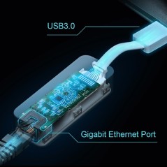TP-Link Netværksadapter SuperSpeed USB 3.0 – Oplev lynhurtig 1Gbps netværkstilslutning! Varenr: 6935364091743