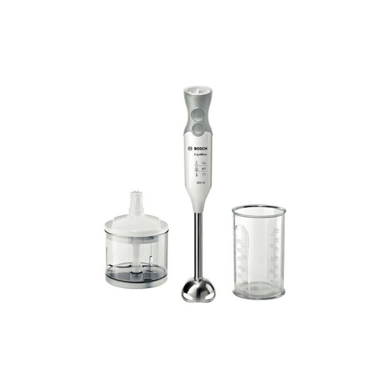 Bosch ErgoMixx MSM66120 Stavblender 600W Hvid, telegrå