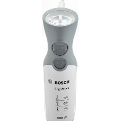 Bosch ErgoMixx MSM66120 Stavblender med Turbofunktion - Effektiv Hvid & Telegrå Design, Varenr. 4242002681450