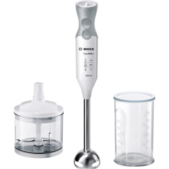 Bosch ErgoMixx MSM66120 Stavblender med Turbofunktion - Effektiv Hvid & Telegrå Design, Varenr. 4242002681450