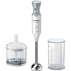 Bosch ErgoMixx MSM66120 Stavblender med Turbofunktion - Effektiv Hvid & Telegrå Design, Varenr. 4242002681450