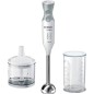 Bosch ErgoMixx MSM66120 Stavblender 600W Hvid, telegrå