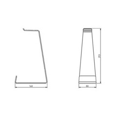 Multibrackets M Headset Holder Monteringssæt Hovedtelefoner / headsets