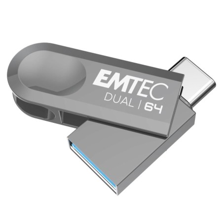 Emtec D280 Dual Usb Flash Drive 64