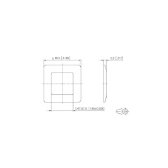 Metz Socket-Outlet White