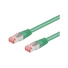 Goobay CAT 6 S/FTP CU 5m Grøn - Hurtig og Stabil Netværksforbindelse til Dit Hjem!