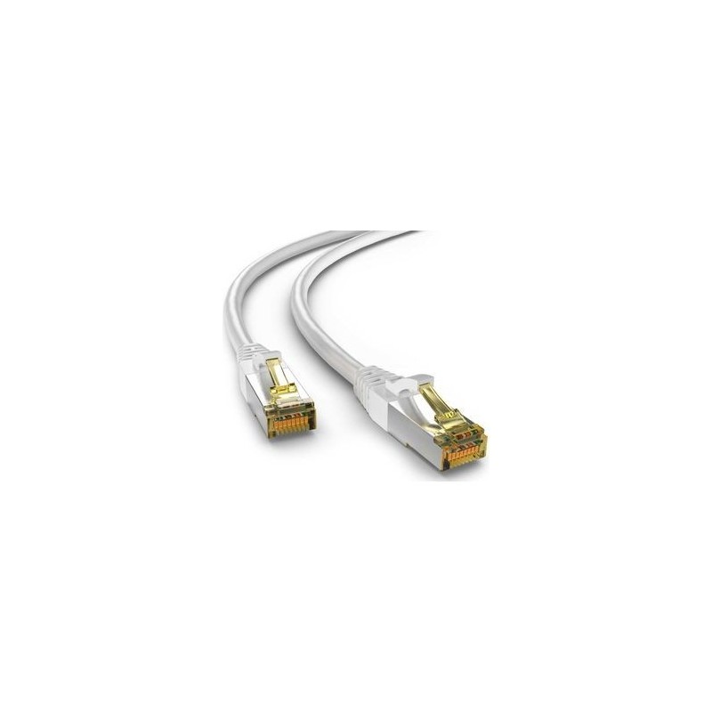 Goobay CAT 6a S/FTP CU 1m White Goobay CAT 6a S/FTP CU 1m White