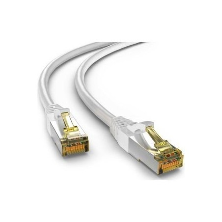 Goobay CAT 6a S/FTP CU 1m White