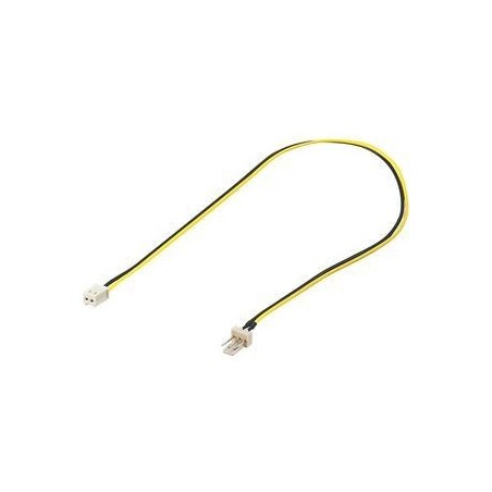 goobay 2-pin intern strøm (female) - 3-PIN intern spænding (male) 30cm Strømforsyningsadapter