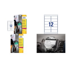 Avery Self-Adhesive Label Rounded