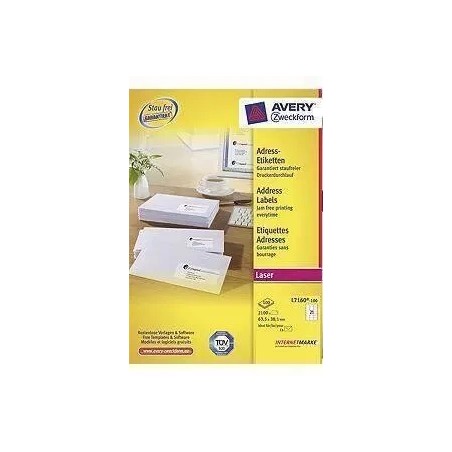 Avery Self-Adhesive Label Rounded