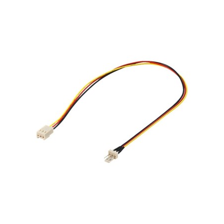 Goobay 3-PIN Intern Spænding strømkabel (30cm) - Kvalitets Blæserkabel til Optimal Ydeevne - Varenummer: 4040849936319