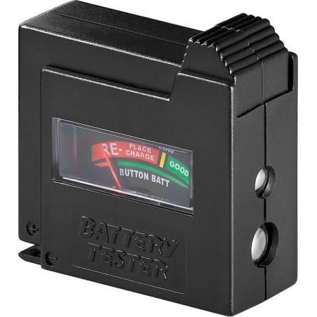 Goobay Analog Batteritester - Hurtig & Præcis Test af Dine Batterier - Varenummer: 4040849540202