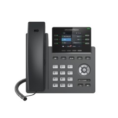 Grandstream Ip Phone Black 4 Lines Tft