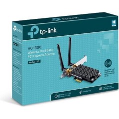 TP-Link Archer T6E Netværksadapter PCI Express 1300Mbps - Hurtig og Stabil WiFi-Forbindelse til Dit PC-System!