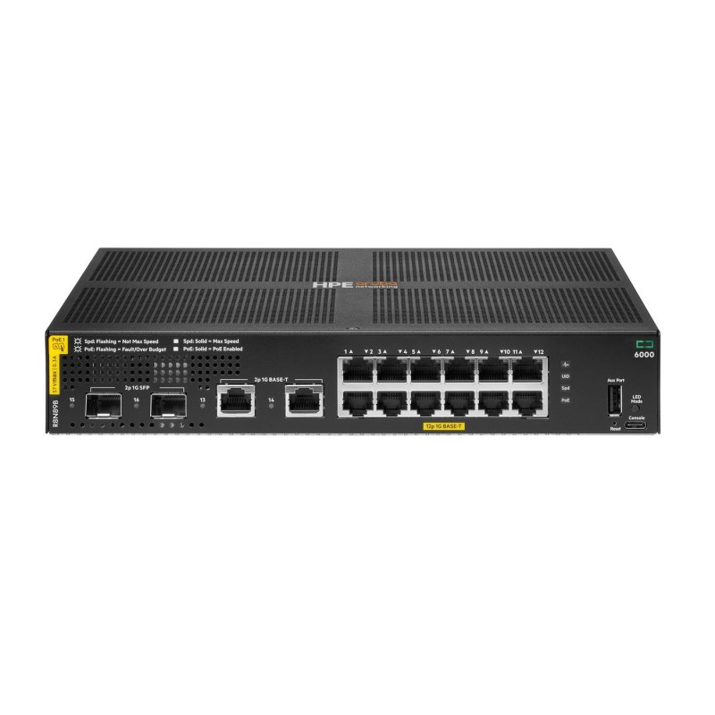 Hewlett Packard Enterprise Aruba Networking Cx 6000 12P Hewlett Packard Enterprise Aruba Networking Cx 6000 12P