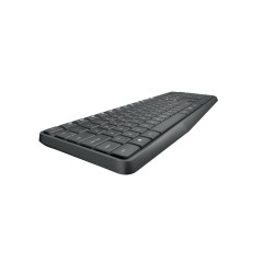 Logitech MK235 Trådløs Tastatur og Mus-sæt - Pan Nordisk, Komfortabel og Præcist Designet til Effektivitet