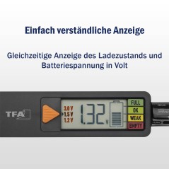 TFA Battery Tester Black