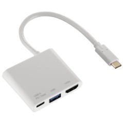 Hama 8 Interface Hub White