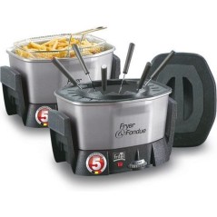 FRITEL Starter Friture gryde / fondue 1.5liter 1.4kW Sort/grå/sølv