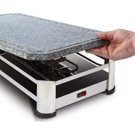 FRITEL SG 2180 Raclette Rustfrit stålkrom/sort