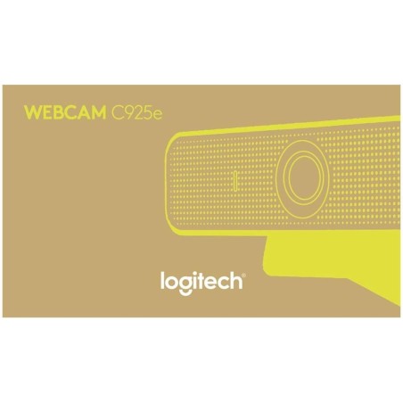 Logitech Webcam C925e 1920 x 1080 - Professionelt Fortrådet Webkamera til Krystalklar Video og Fyldig Lyd