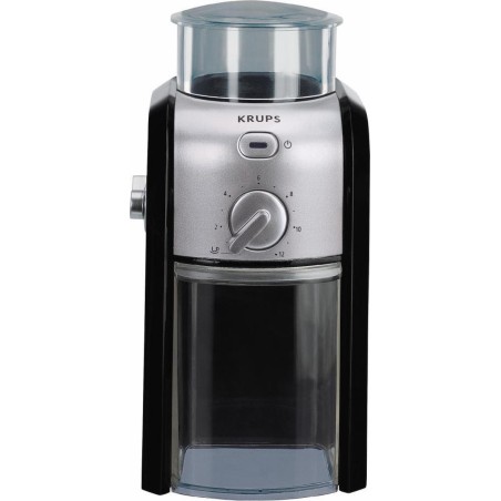 Krups GVX2.42 Kaffemølle 100W Sort/krom – Få Perfekt Malet Kaffe Hver Gang!