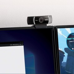 Logitech HD Pro Webcam C922 - Fortrådet webkamera med imponerende billedkvalitet og live streaming-funktioner!