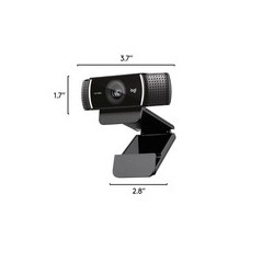Logitech HD Pro Webcam C922 - Fortrådet webkamera med imponerende billedkvalitet og live streaming-funktioner!