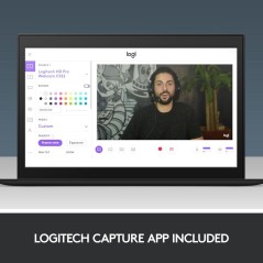 Logitech HD Pro Webcam C922 - Fortrådet webkamera med imponerende billedkvalitet og live streaming-funktioner!