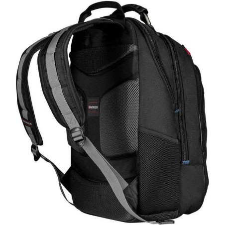 Wenger Carbon Rygsæk 17" - Stilfuld og Holdbar Polyester i Sort | Ideel til Skole og Arbejde
