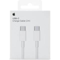 Apple USB-C til USB-C kabel 2m - Hurtig opladning og høj kvalitet | Varenummer: 0888462698429