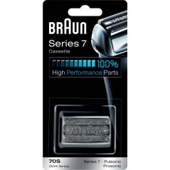 BRAUN Sølv Ekstra Klinge og Skærer 70S - Perfekt Tilbehør til Optimal Barbering - Varenummer: 4210201072942