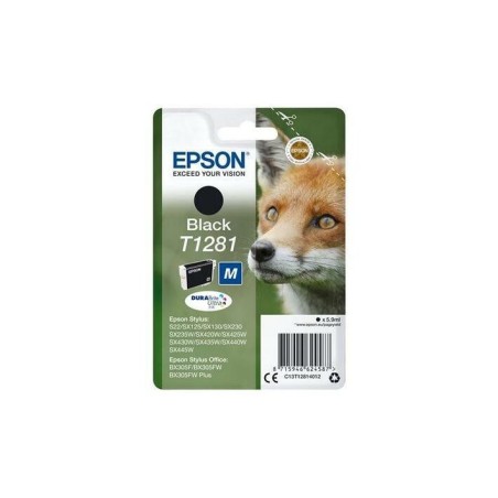 Køb Epson T1281 Sort Blæk - 185 sider C13T12814012 - Hurtig levering & høj kvalitet!