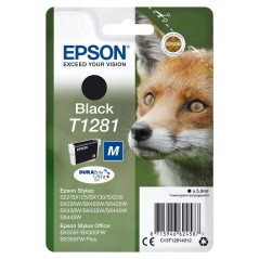 Køb Epson T1281 Sort Blæk - 185 sider C13T12814012 - Hurtig levering & høj kvalitet!