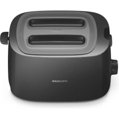 Philips Daily Collection HD2581 Brødrister Hvid - Rist Perfekte Skiver Hver Gang!