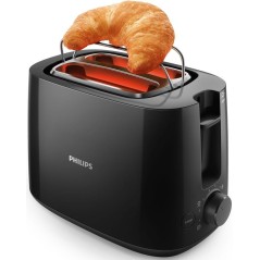 Philips Daily Collection HD2581 Brødrister Hvid - Rist Perfekte Skiver Hver Gang!