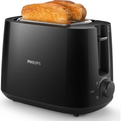 Philips Daily Collection HD2581 Brødrister Hvid - Rist Perfekte Skiver Hver Gang!