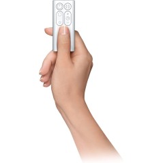 Dyson Cool AM07 Klingeløs Køleblæser - Elegant Gulvstående Sølv/Hvid for Optimal Komfort!