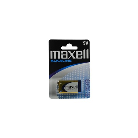 Maxell Alkaline Single-Use Battery 9V