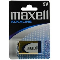 Maxell Alkaline Single-Use Battery 9V