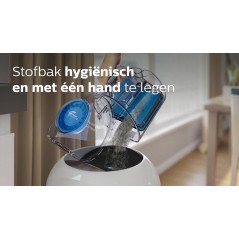 Philips PowerPro Compact FC9330 Støvsuger - Beholder 1.5 liter i Sportsrød | Effektiv, Stilren og Nem at Bruge