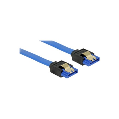 DeLOCK Seriel ATA-kabel Blå 50cm - Hurtig og Pålidelig Dataoverførsel - Varenummer: 4043619849796